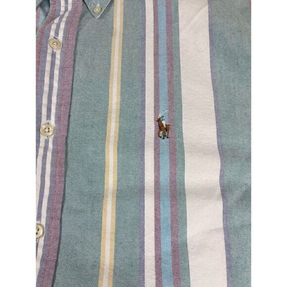Ralph Lauren Multicolor Striped Casual Button Down Shirt - Picture 4 of 9